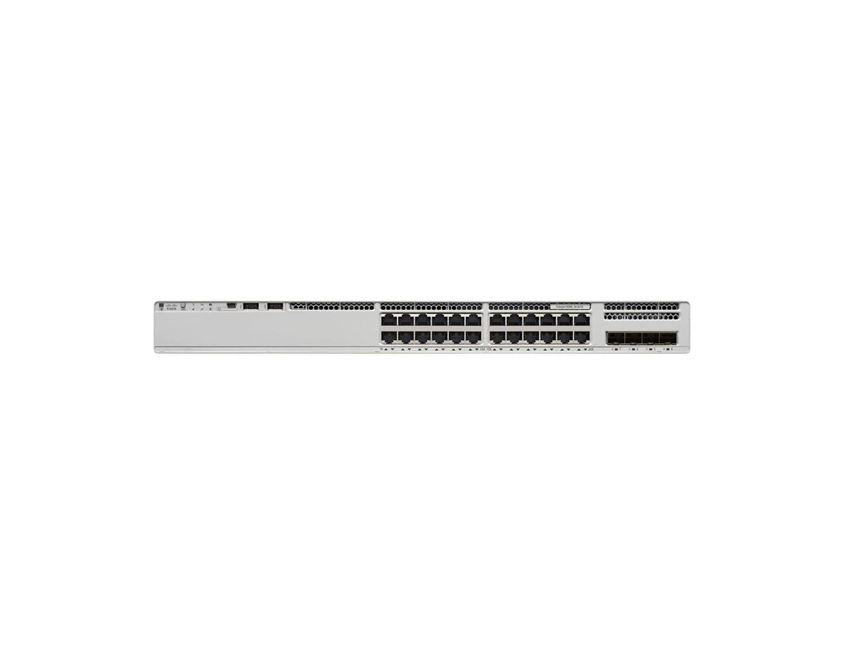 Cisco Catalyst C9200L-24P-4G-E 24-Port PoE+ Switch with 4x1G Uplinks, Network Essentials