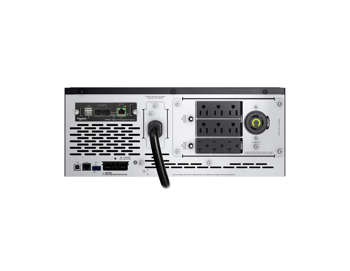 APC SMX3000LVNC - Smart-UPS X 3000VA Line-Interactive 4U Rack/Tower Convertible UPS - Image 4